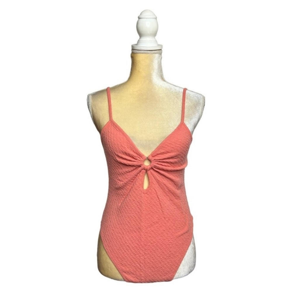 *WILD FABLE* Women's Coral Pink Bodysuit Large - Picture 4 of 6
